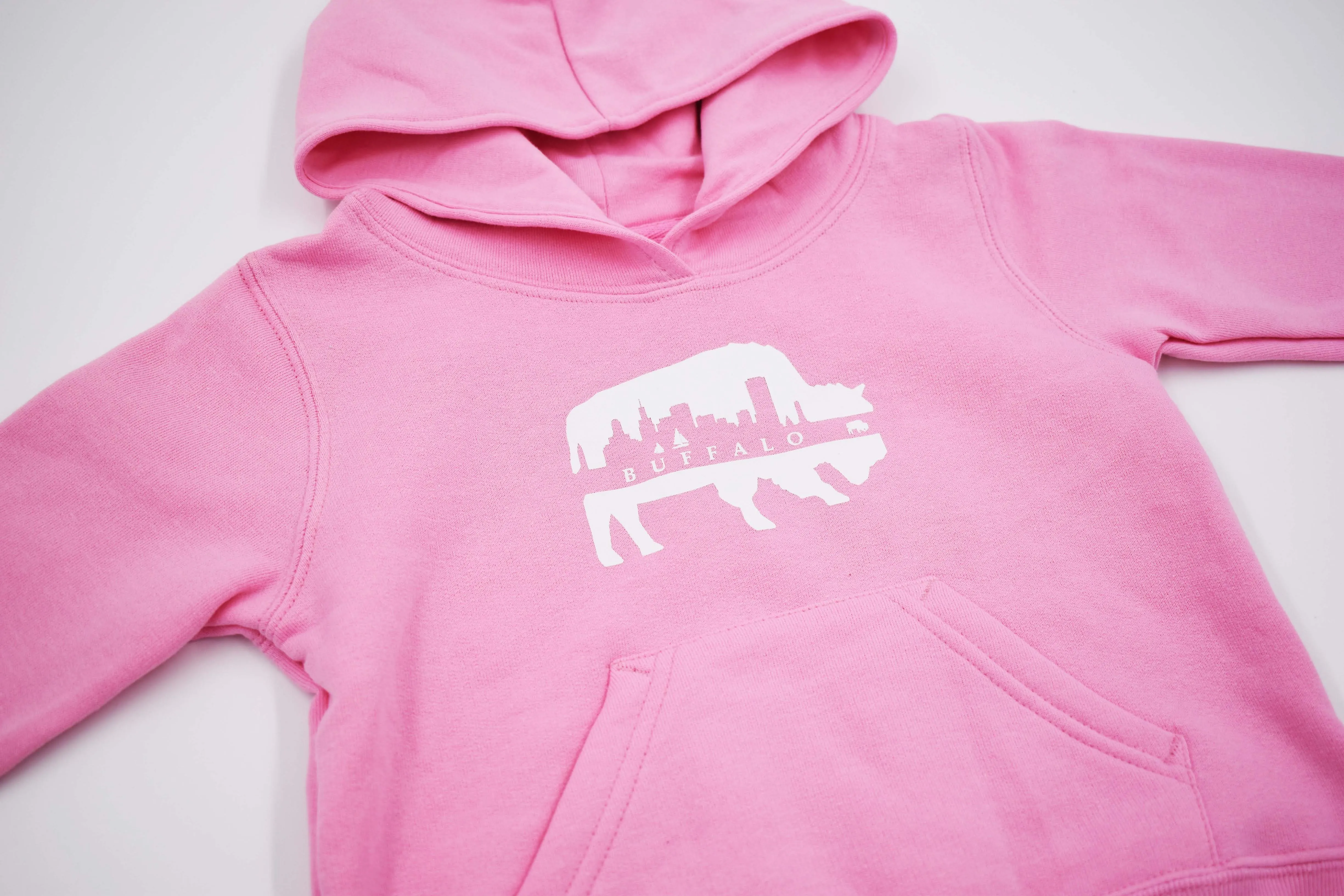 Toddler Pink Candy Skyline Hoodie