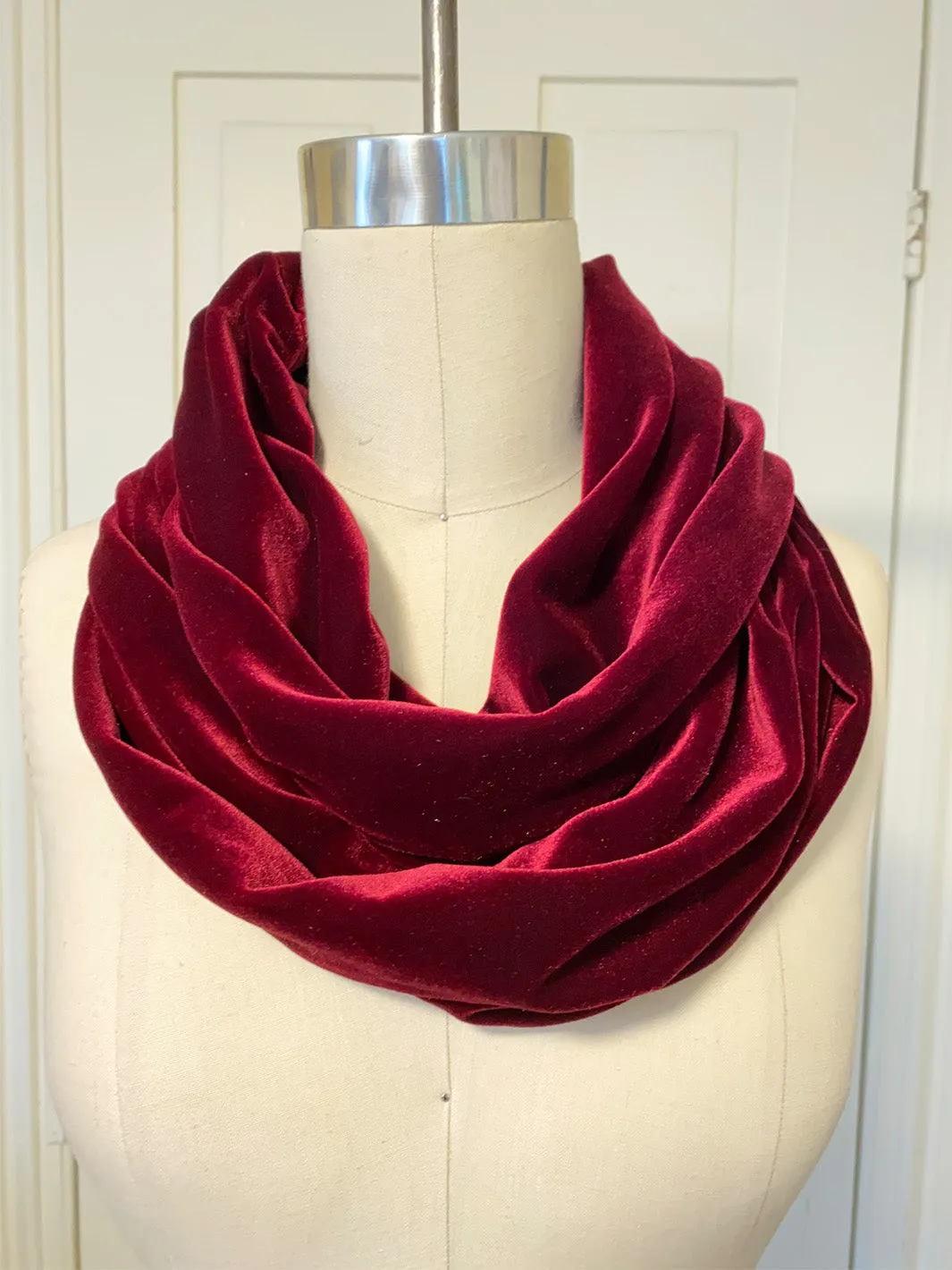 Velvet Infinity Scarf