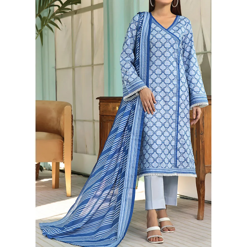 Vs Ayesha Alishba Printed Lawn Suit Unstitched 3Pcs - 193