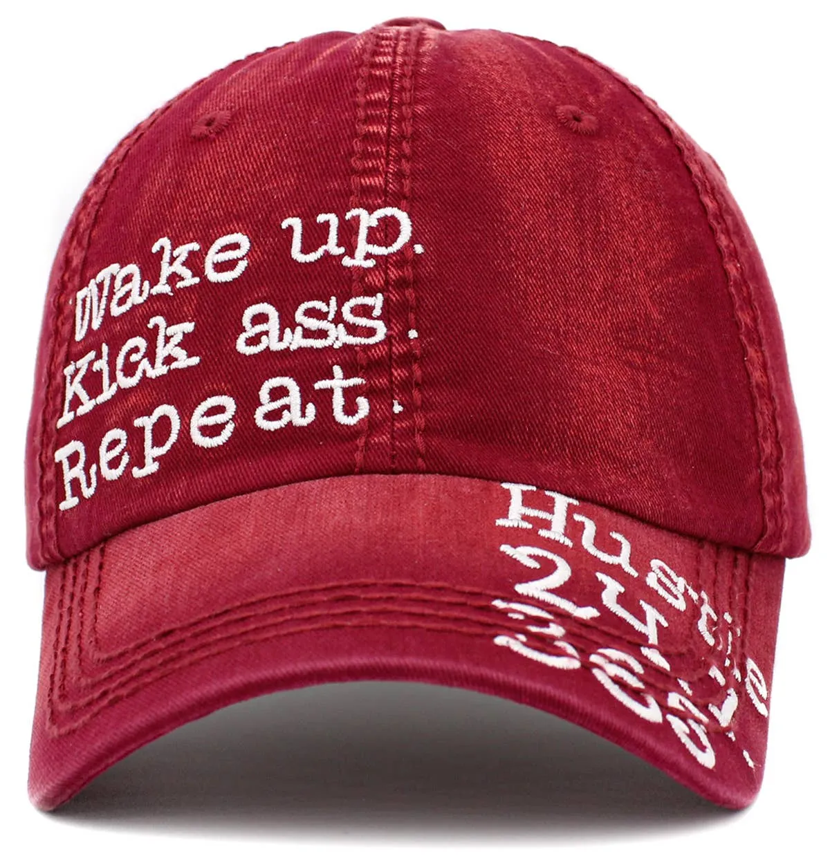 Wake up. Kick ass. Repeat Baseball Cap