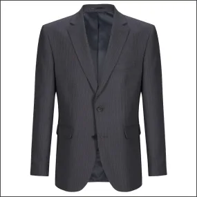 Wellington Grey/ Blue Stripe Suit