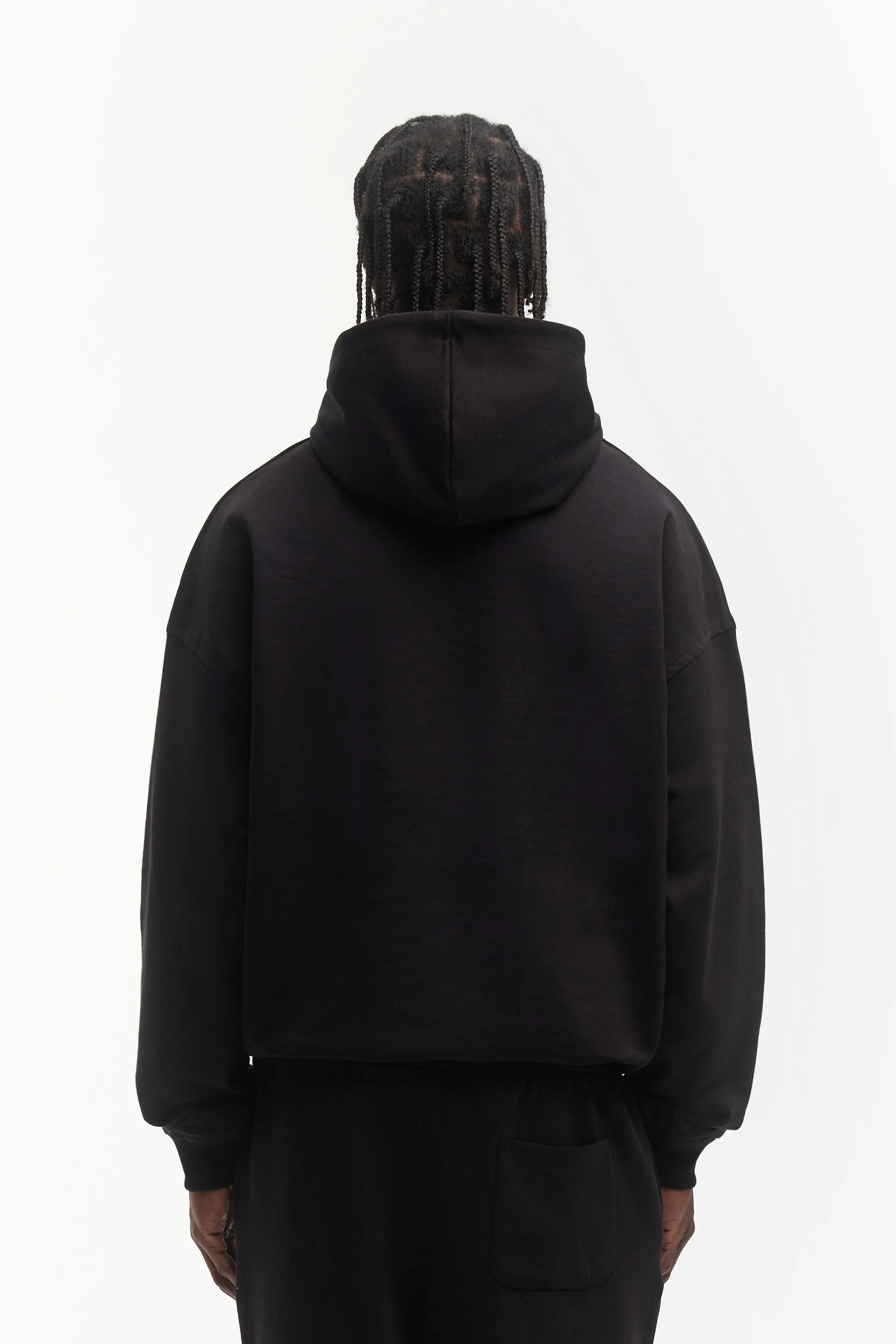 WHISPER BLACK HOODIE