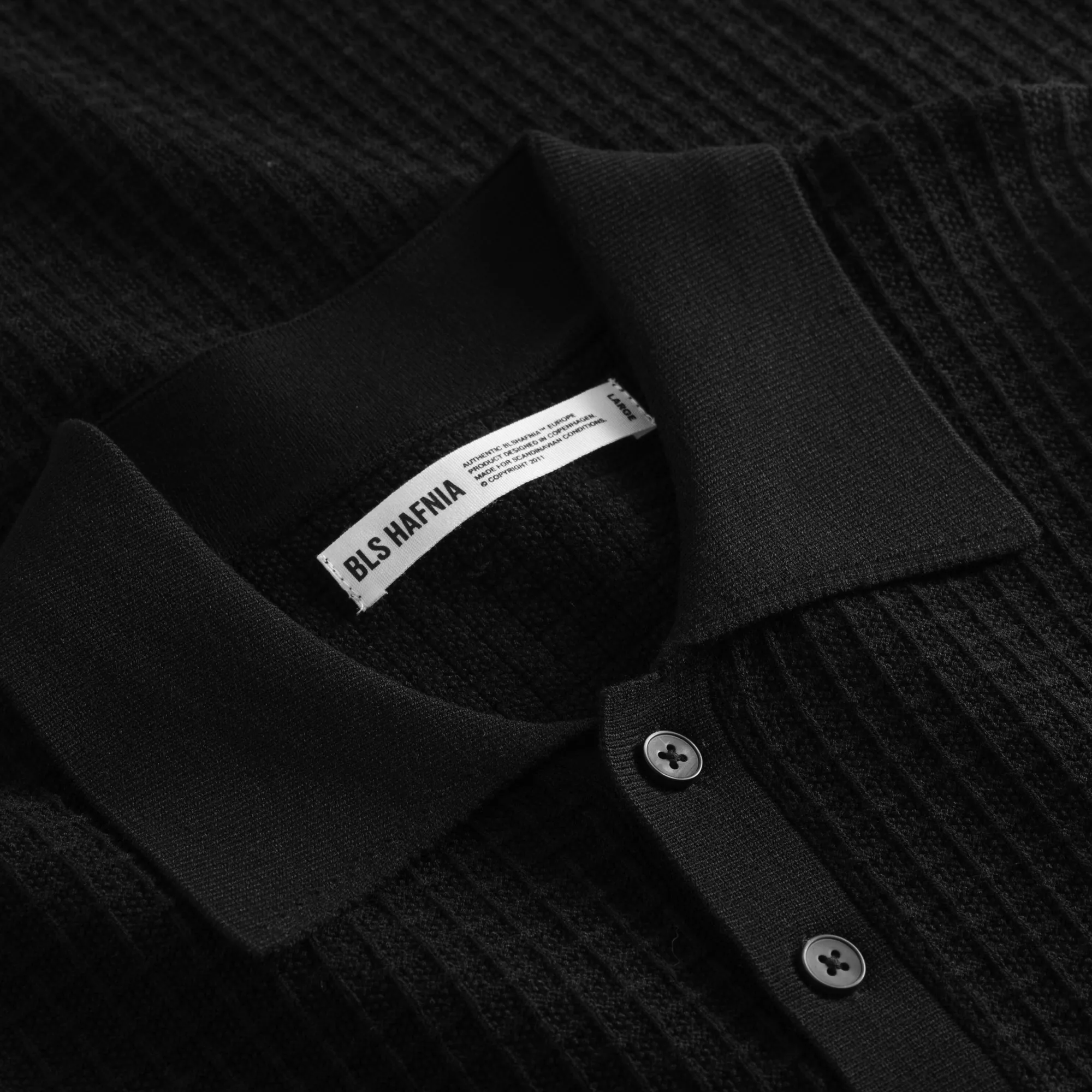 Wilkins Knit Polo - Black