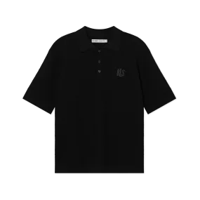 Wilkins Knit Polo - Black