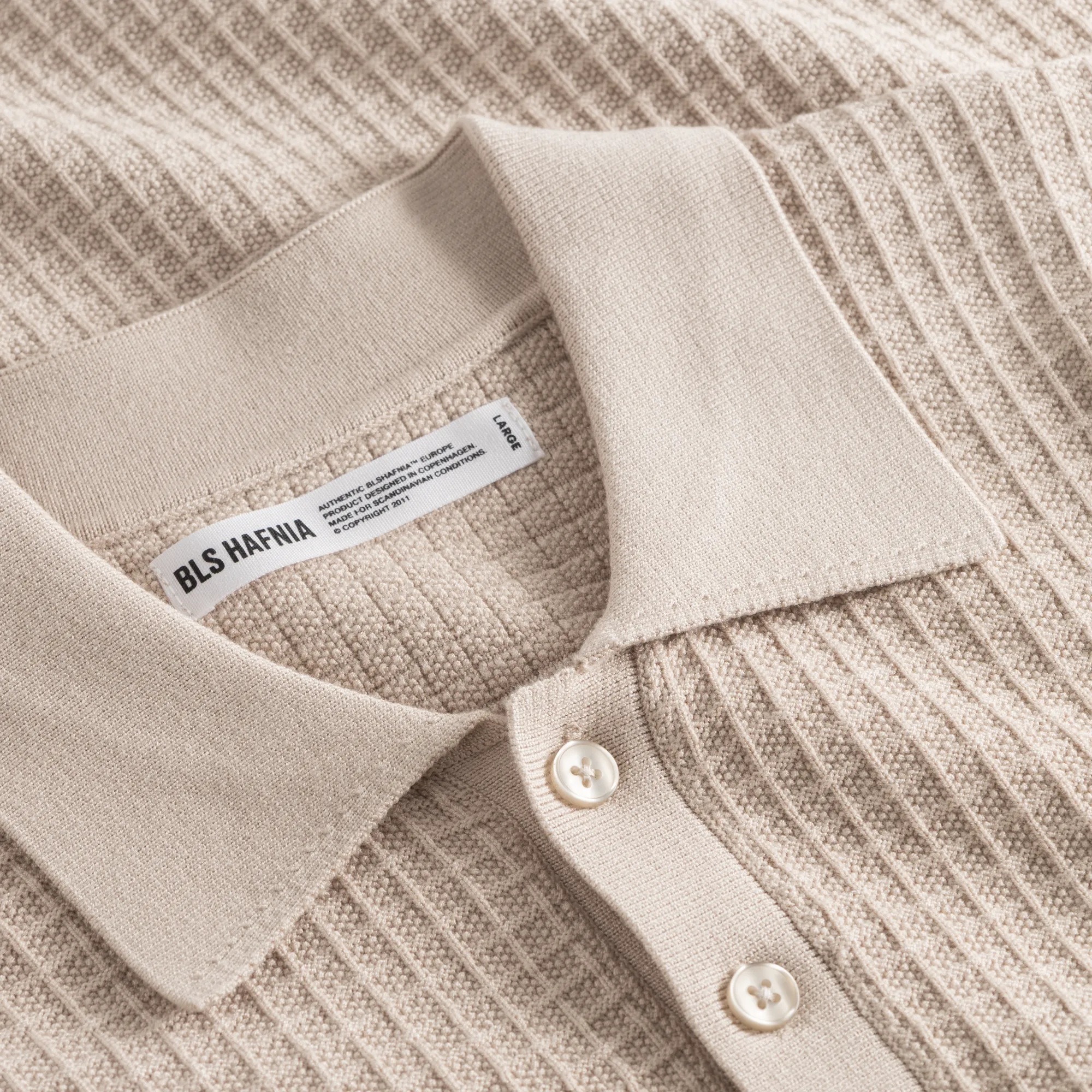 Wilkins Knit Polo - Light Brown